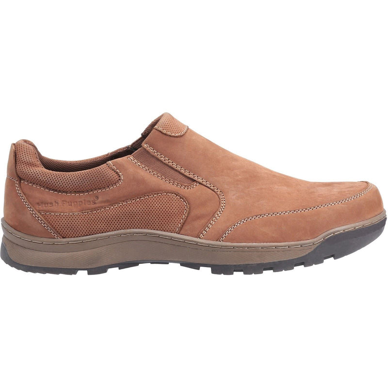 Hush Puppies Jasper Herrenslipper Aus Hellem Nubukleder