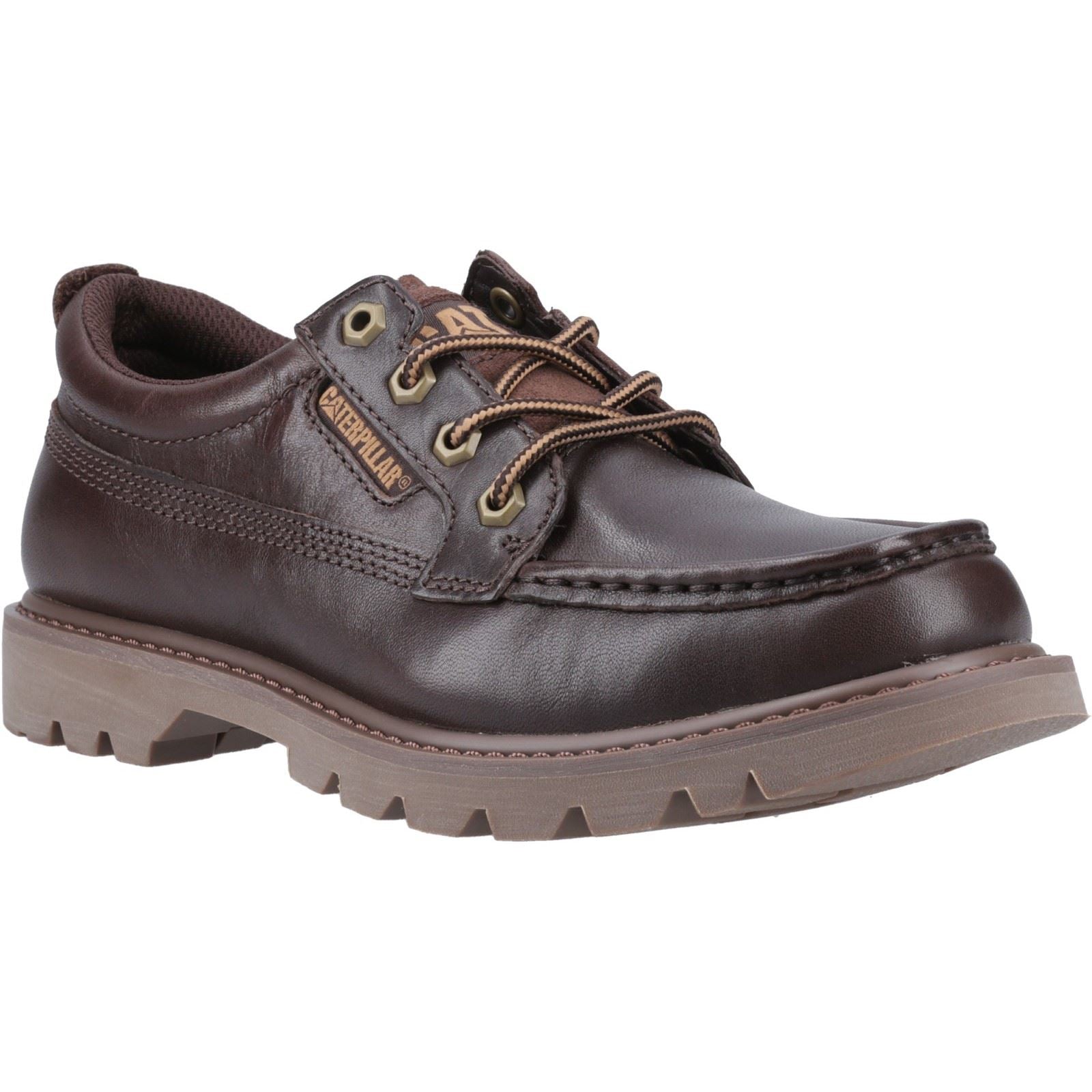 Caterpillar Colorado Moc Toe Low Leder Herren Dunkelbraune Schnürschuhe