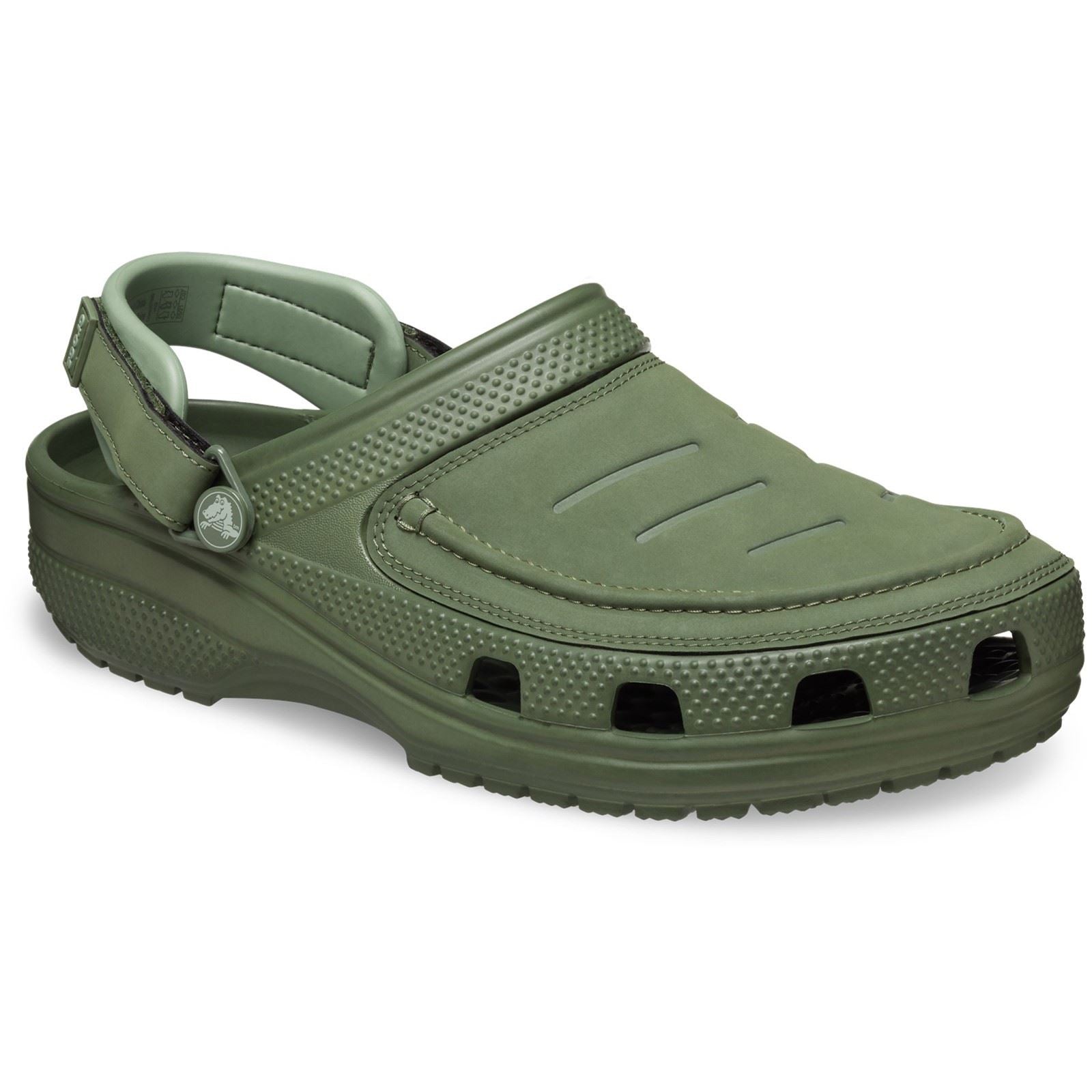 Crocs Yukon Vista II Herren Clogs In Armee Grün Aus Polyurethan