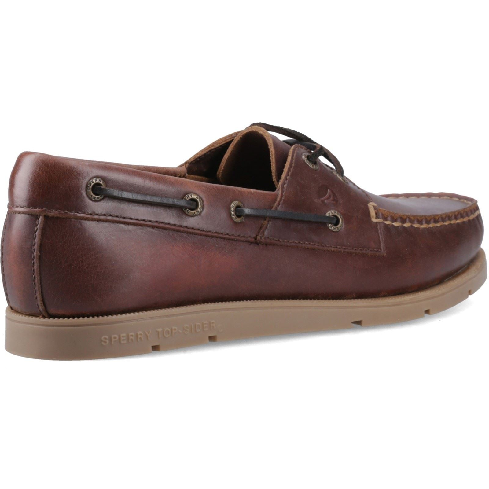 Sperry Oakland 2 Eye Boat Leder Herren Braune Bootsschuhe