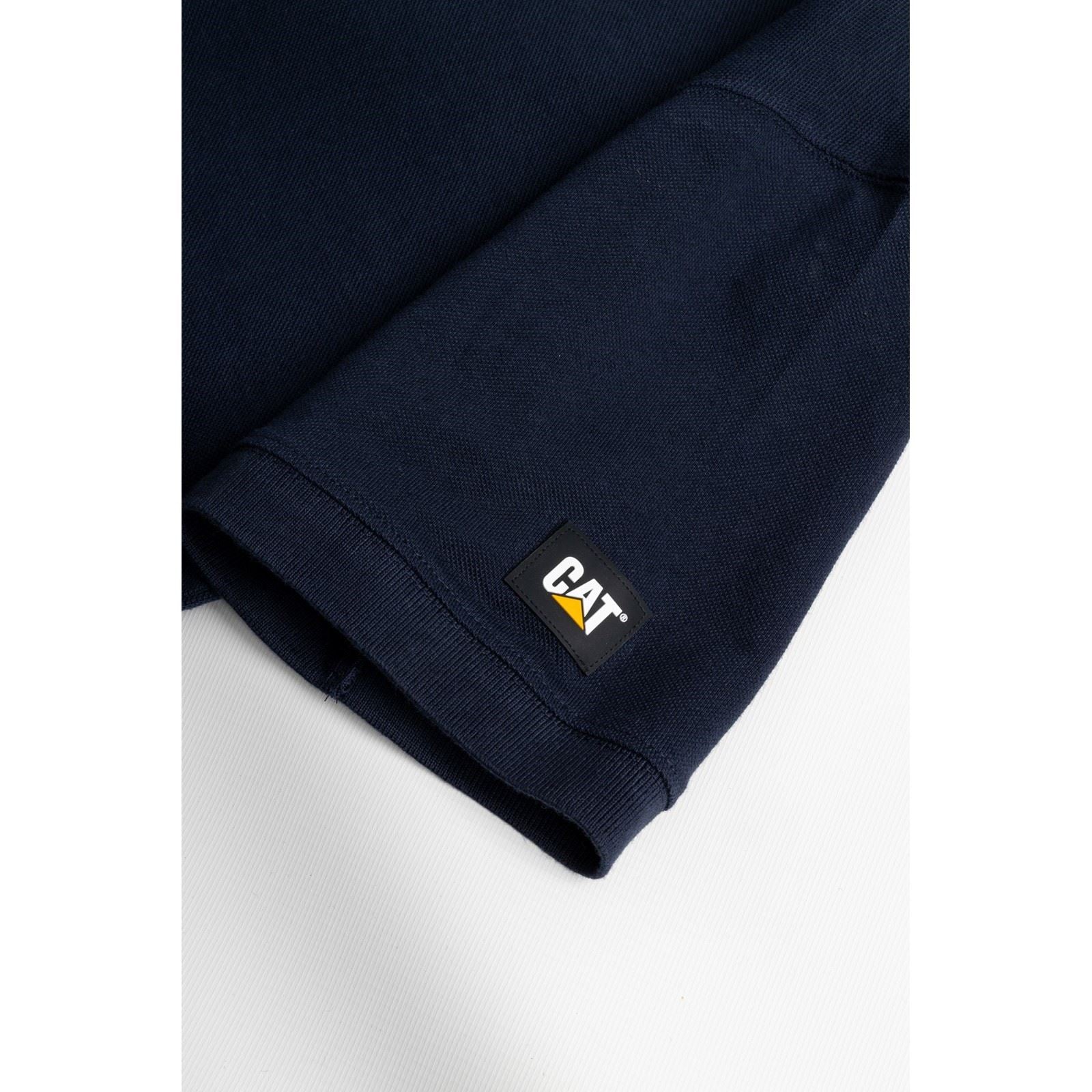 Caterpillar Essentials Baumwoll Polohemd Für Männer In Blau