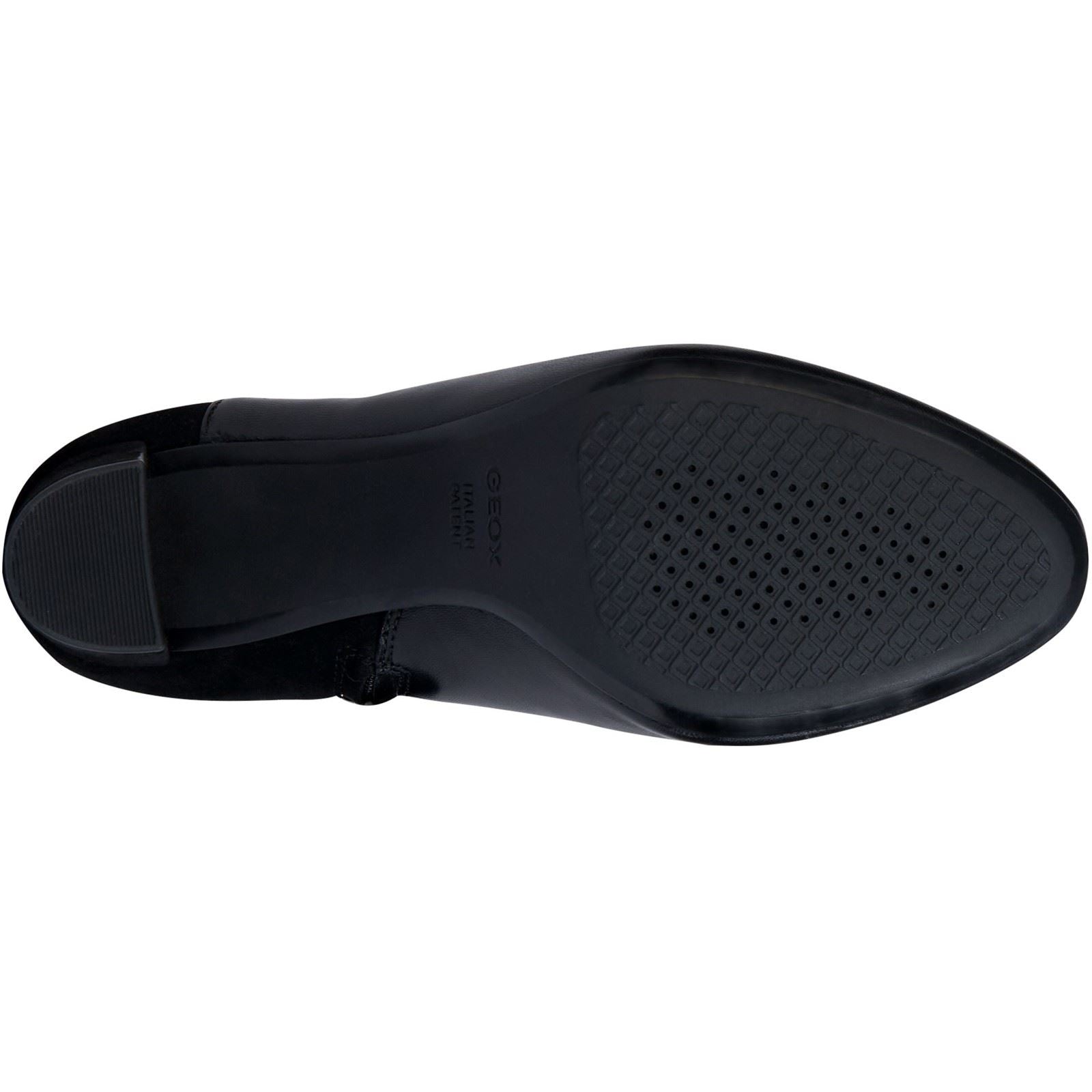Geox D PHEBY Nappaleder Damen Schwarze Absätze