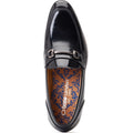 Base London Russo Leder Herren Schwarze Mokassins