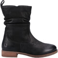 Hush Puppies Emilia Damenlederstiefel In Schwarz