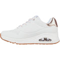 Skechers Uno - Shimmer Away Synthetische Damen-Sneaker In Weiß