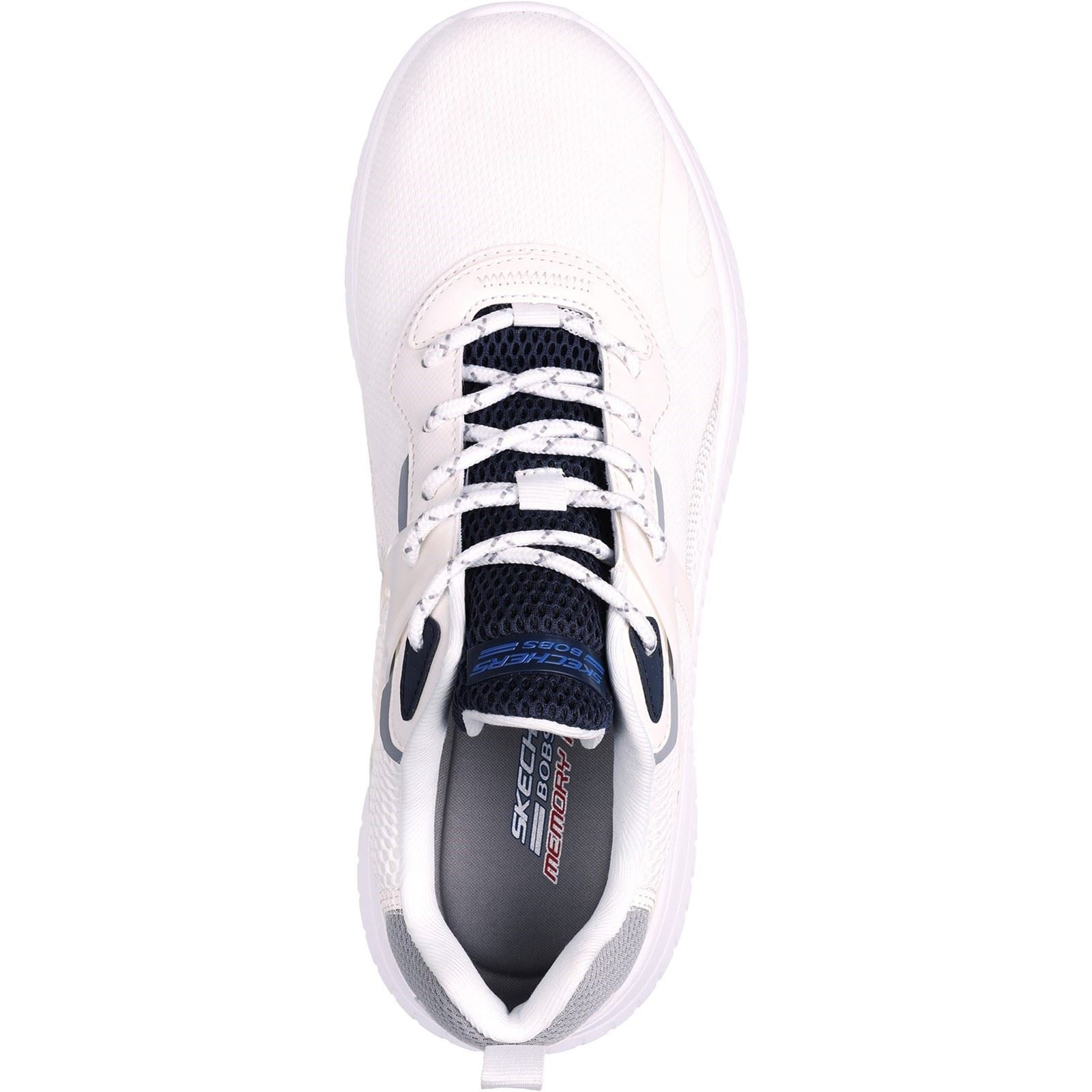 Skechers Bobs Squad Chaos Elevated Drift Herren-Sneaker Aus Synthetik In Weiß/Mehrfarbig