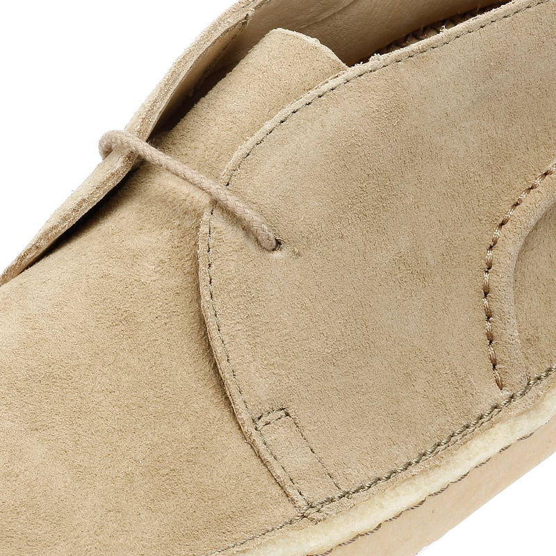 Clarks Originals Desert Rain Herren Stiefel Aus Wildleder In Beige