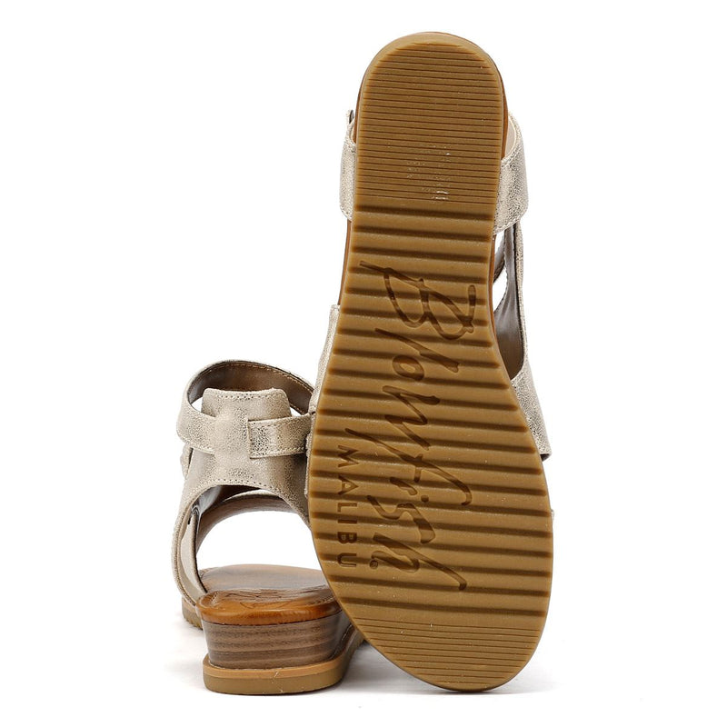 Blowfish Malibu Balana Damen Gold Sandalen