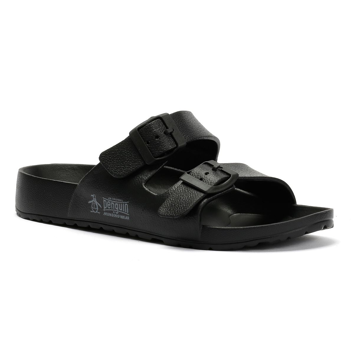 Penguin Eden Herren Schwarze Sandalen