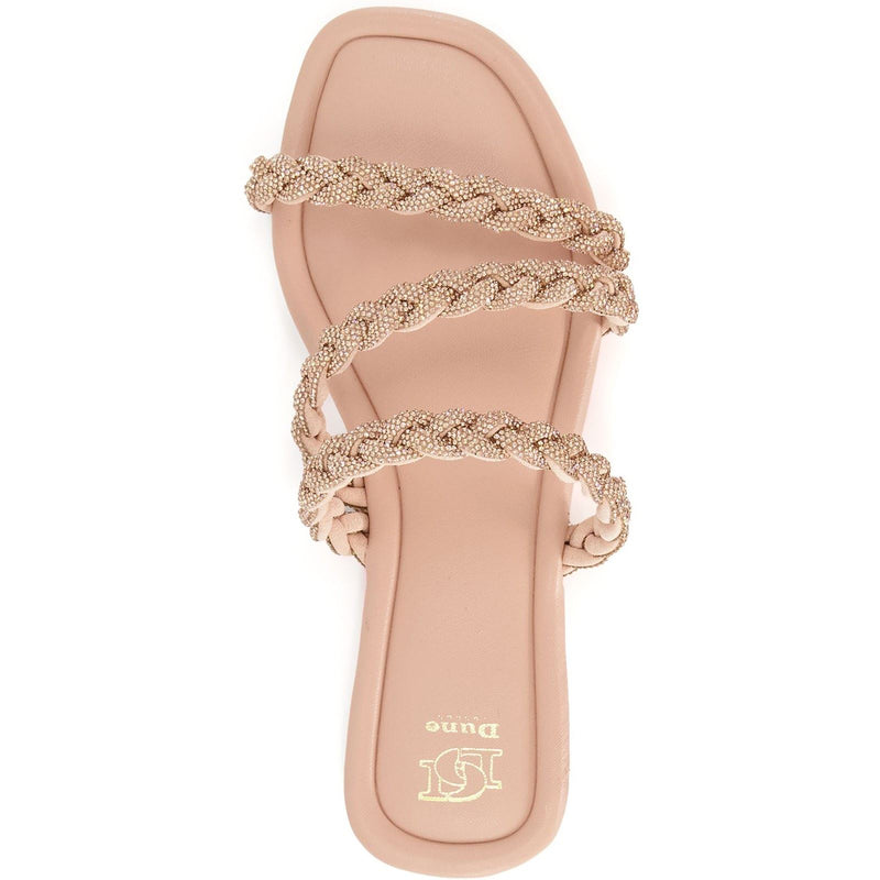 Dune Lassa Synthetische Damen Nude Sandalen