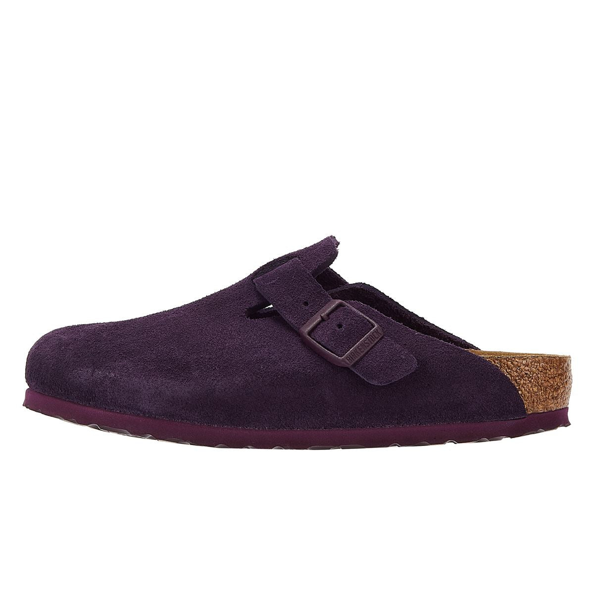 Birkenstock Boston Wildleder Lila Clogs
