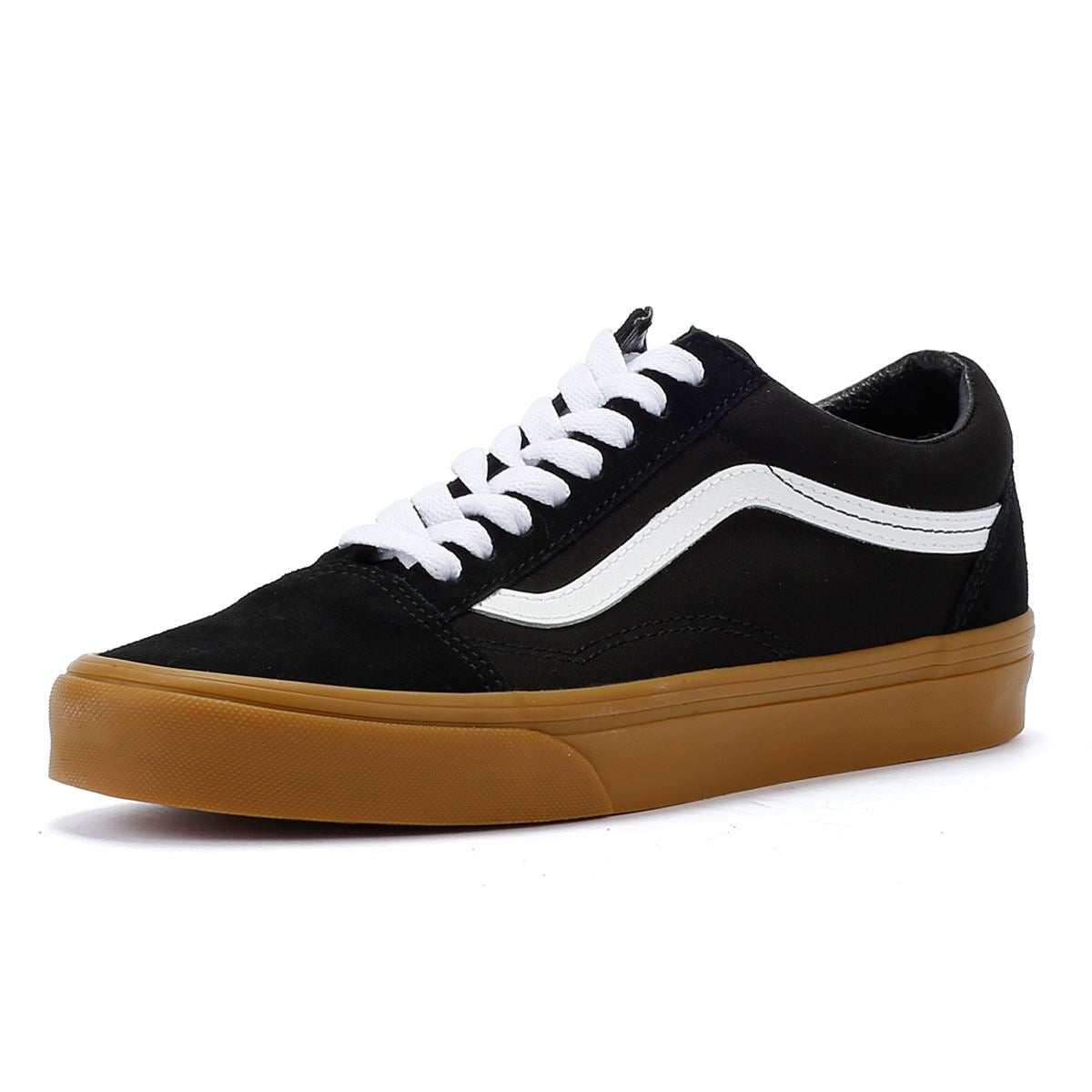 Vans Old Skool Schwarze Leinwand-Sneakers