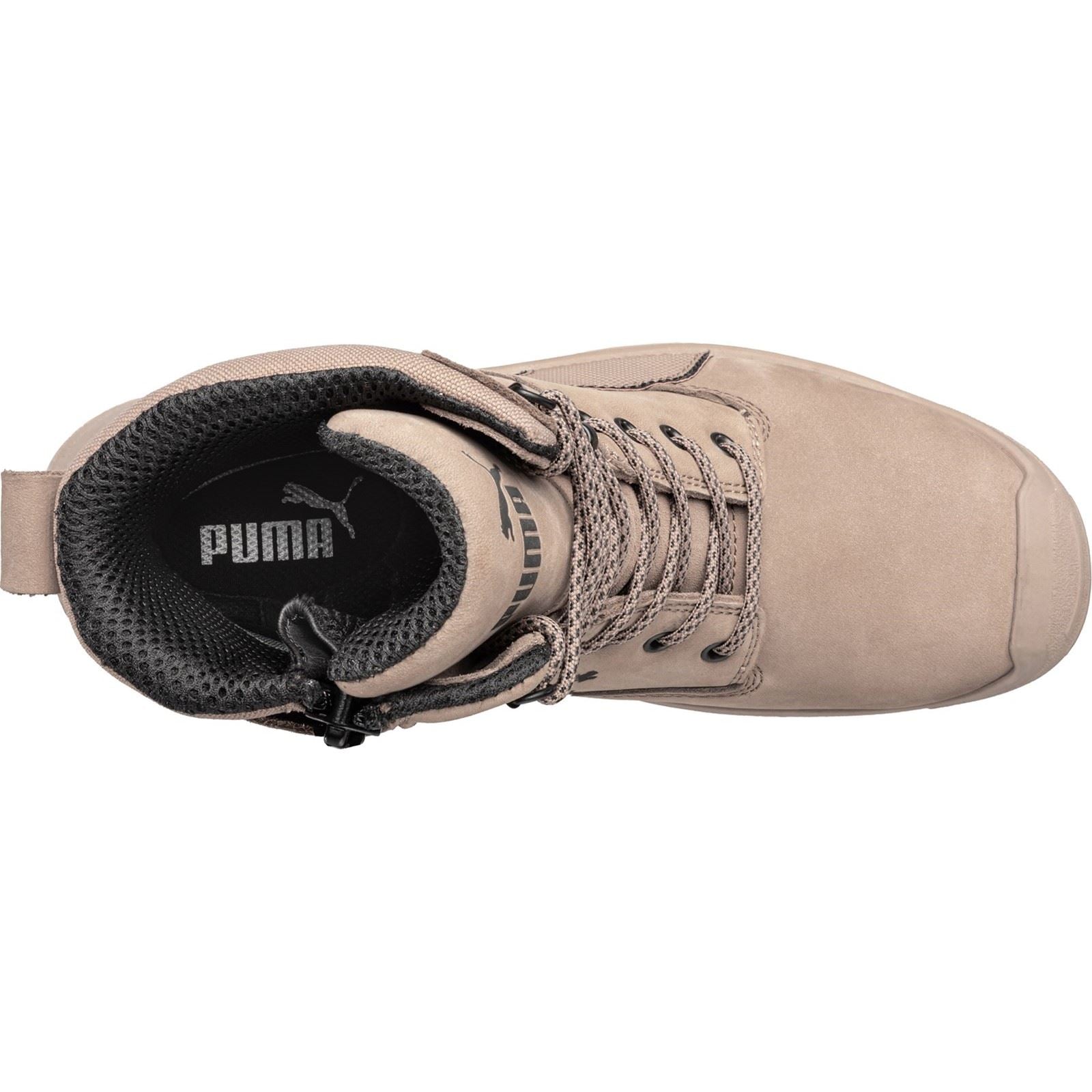Puma Safety Eroberung Nubuck Stein Sicherheitsstiefel