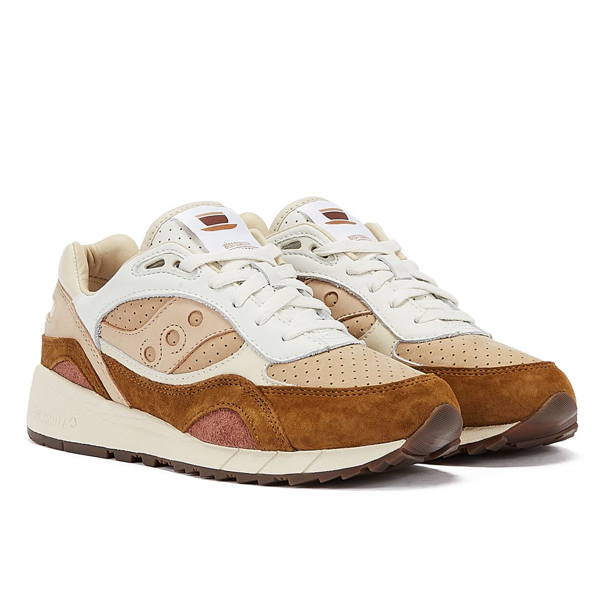 Saucony Shadow 6000 Weiße Turnschuhe
