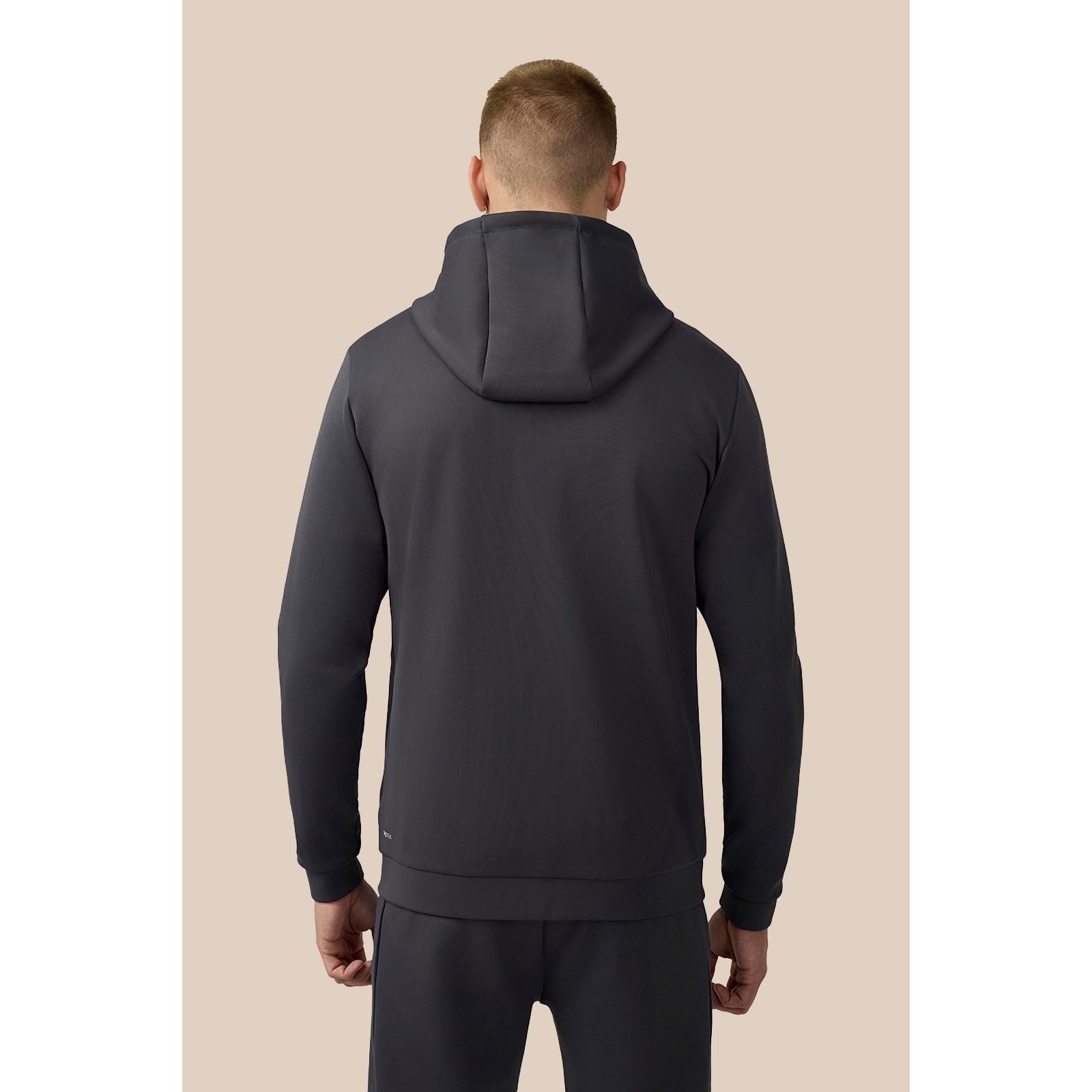 Castore Scuba Full Zip Through Hoody Polyester Herren Grauer Kapuzenpullover