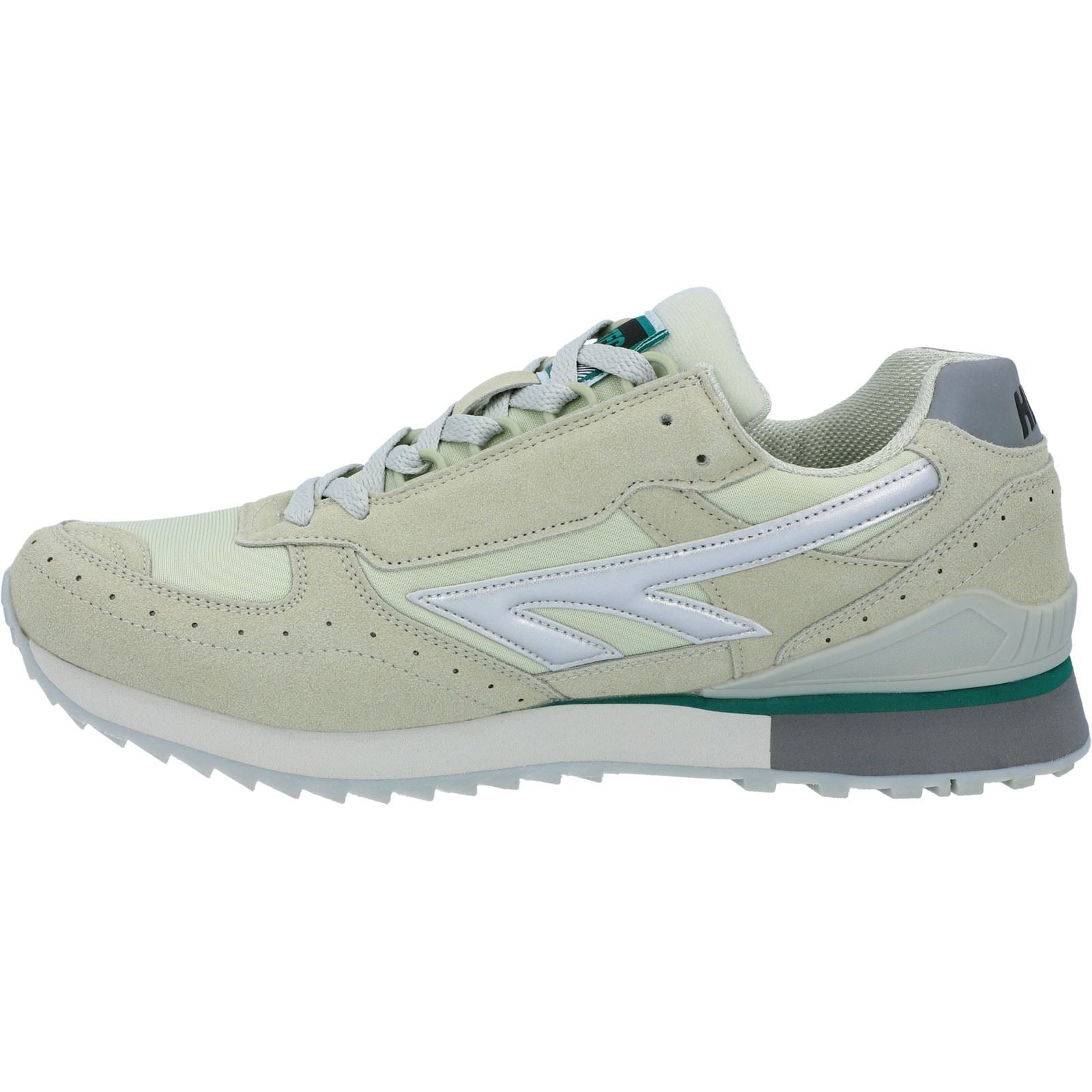 Hi-Tec Silver Shadow OG Pu Wildleder Herren Silber/Grau/Grün Sneaker