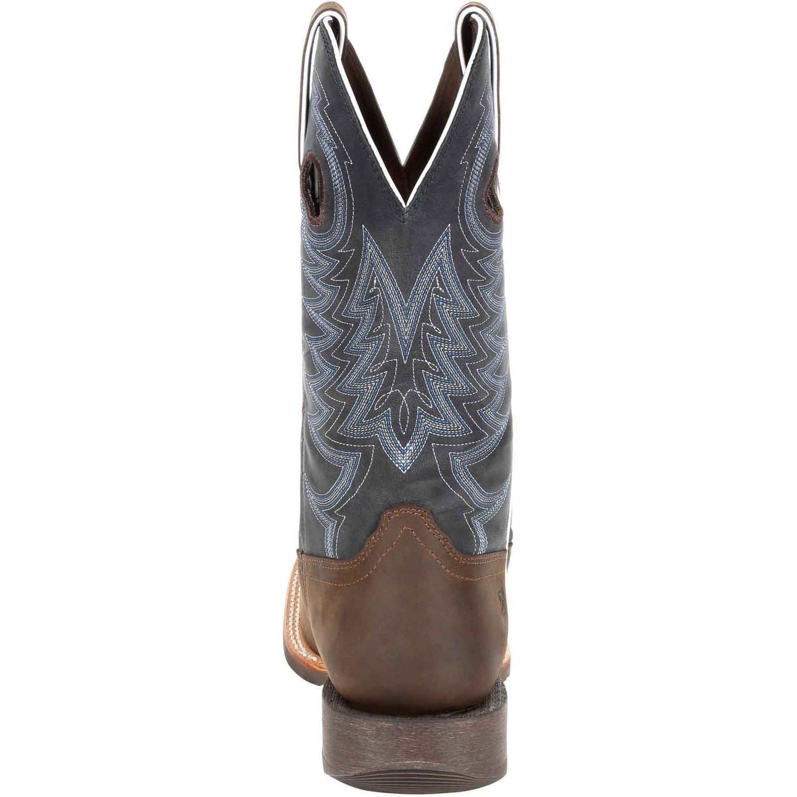 Durango Rebel Pro Herrenstiefel Aus Belgischem Braun/Denim Blauem Leder