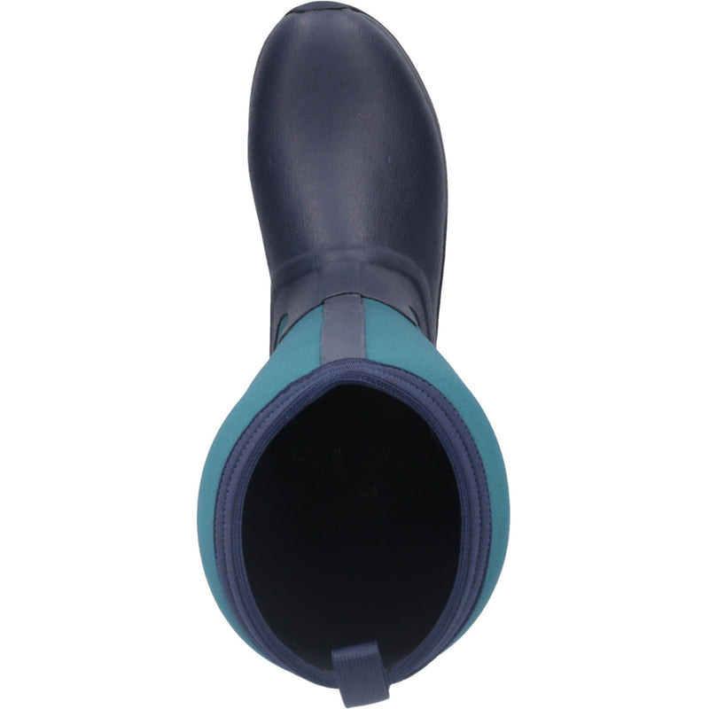 Muck Boots Arctic Adventure Damen Winterschaftstiefel aus Neopren in Marineblau/Tannengrün