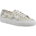 Superga 2750 Floral Print Baumwoll-Damensneaker In Weiß Mit Blumenmuster