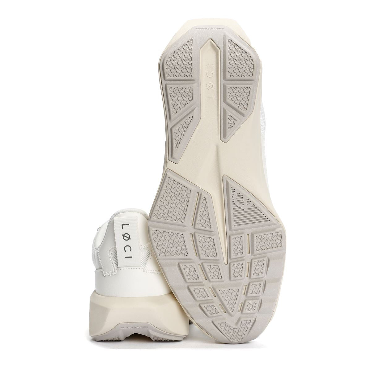 LØCI FLØ Plastik Weiße Sneakers