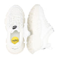 Buffalo Saturn Lace Damen Weiße Turnschuhe