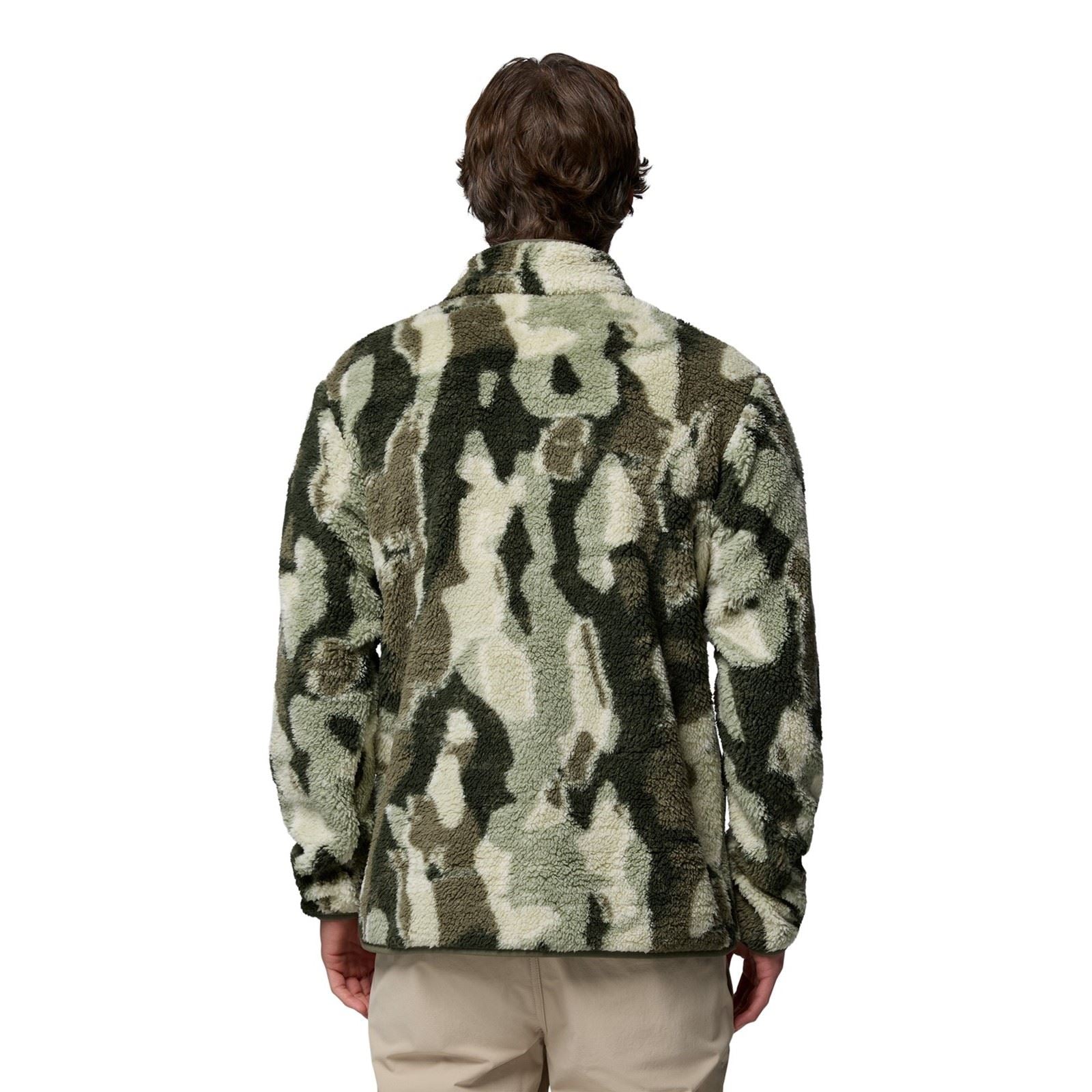 Columbia Rugged Ridge High Pile Half Zip Herren Grüner Fleece Pullover