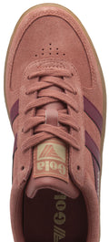 Gola Grandslam Wildleder Damen Rosa Sneakers