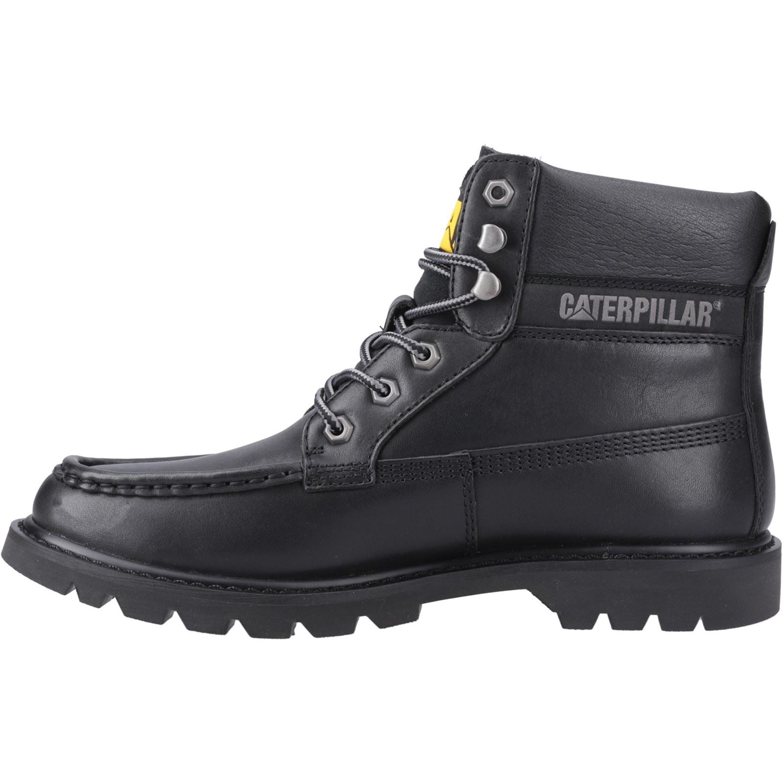 Caterpillar Colorado Moc Toe Leder Herren Schwarze Knöchelstiefel