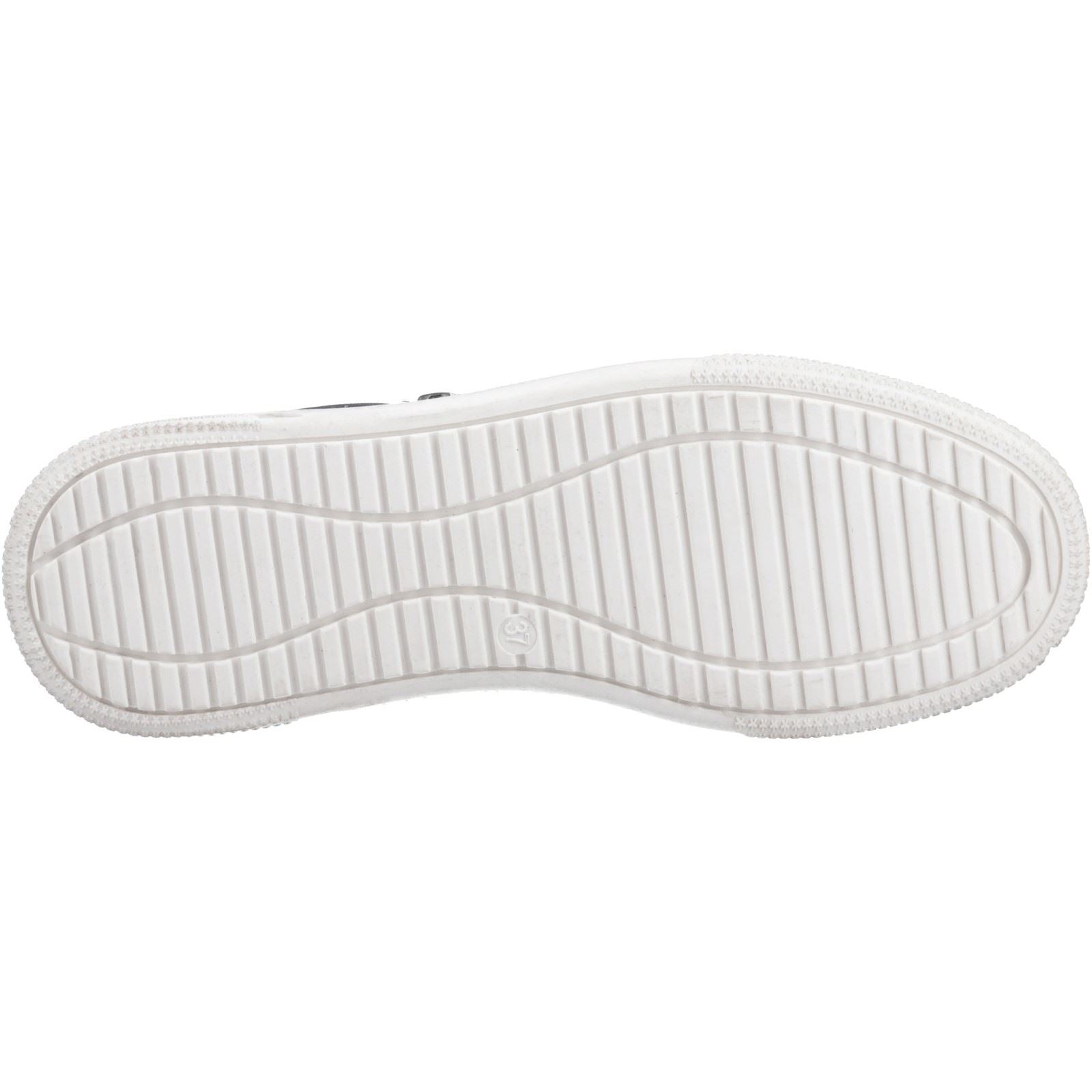 Hush Puppies Martha Damen Sneaker Aus Schwarzem Leder