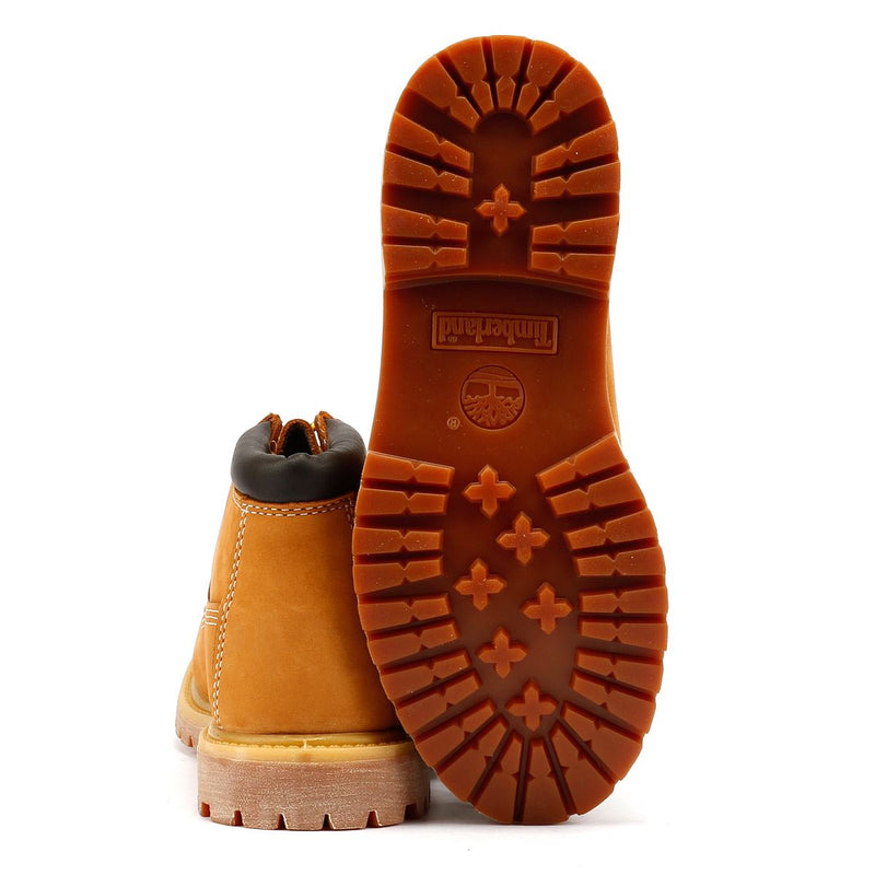 Timberland Nellie Mid Chukka Damen Gelbe Lederstiefel