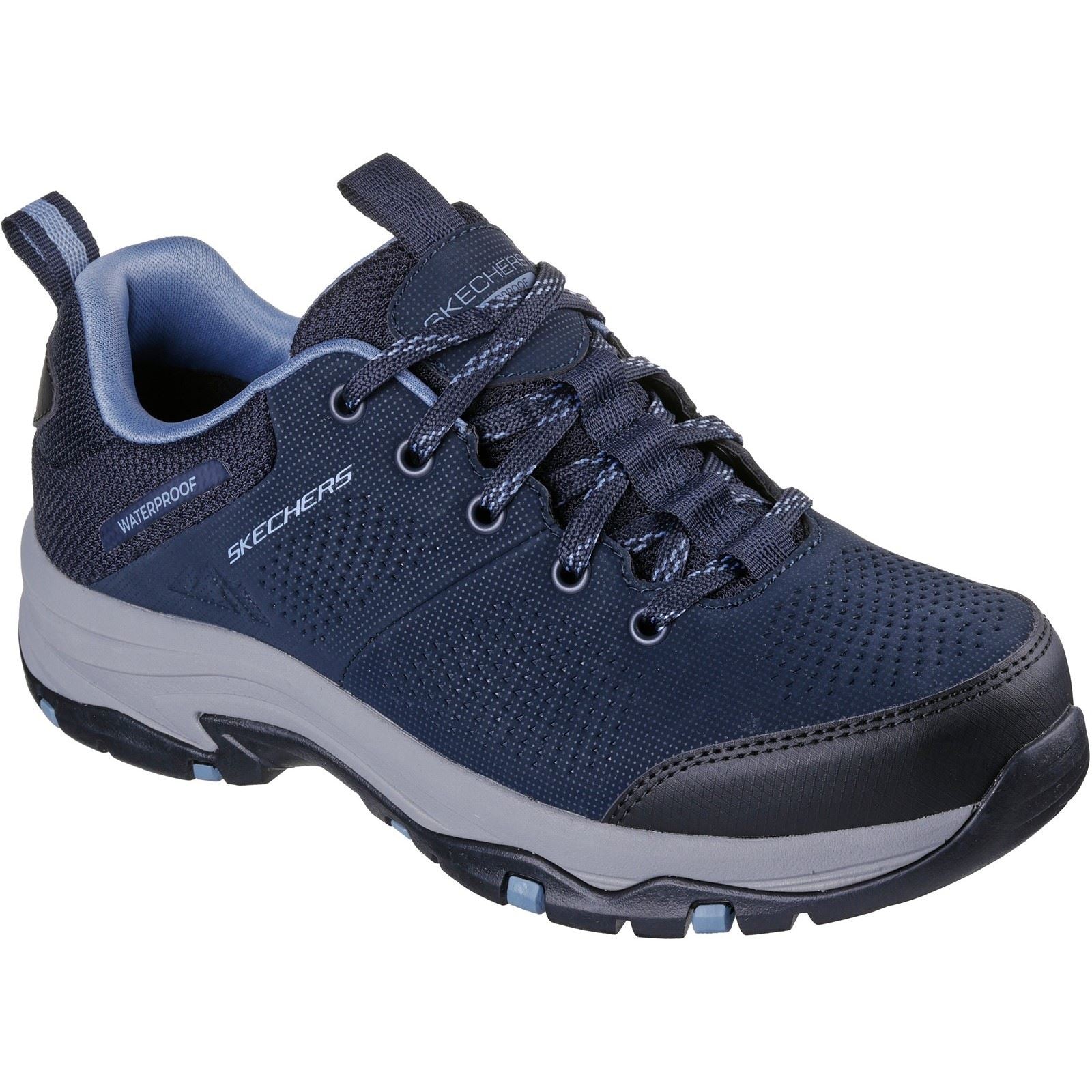 Skechers Trego Trail Destiny Damen Wanderschuhe In Marineblau/grau