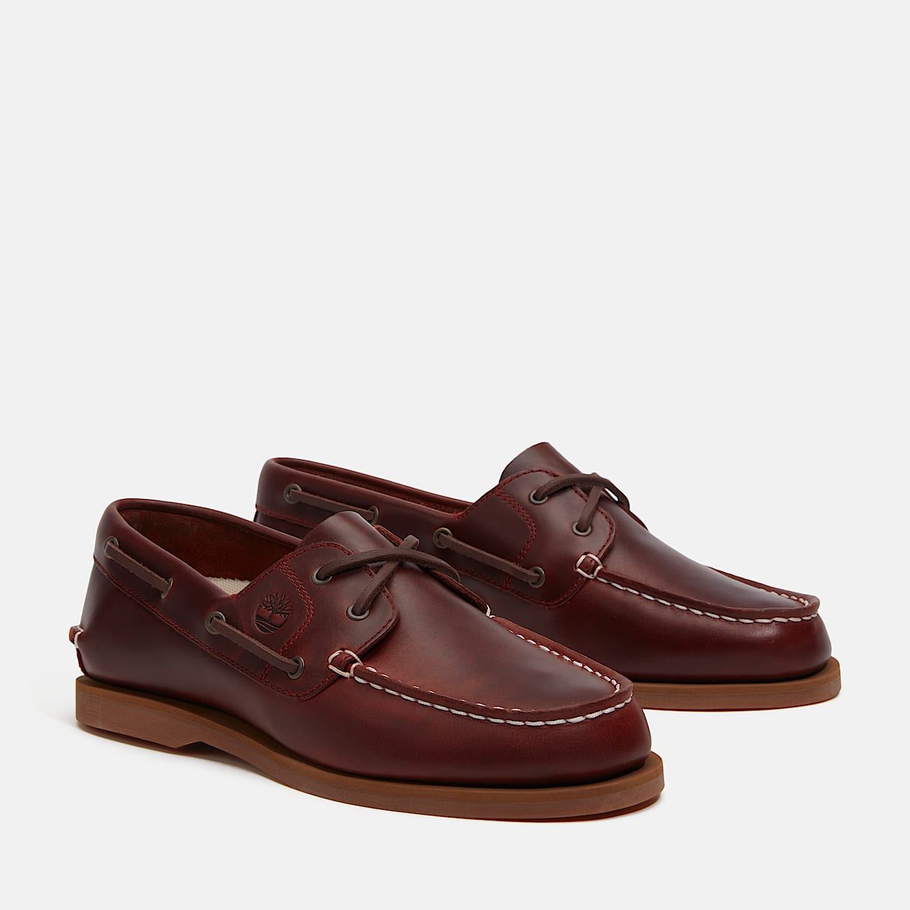Timberland Classic 2 Eye Damen Lederschuhe In Rot