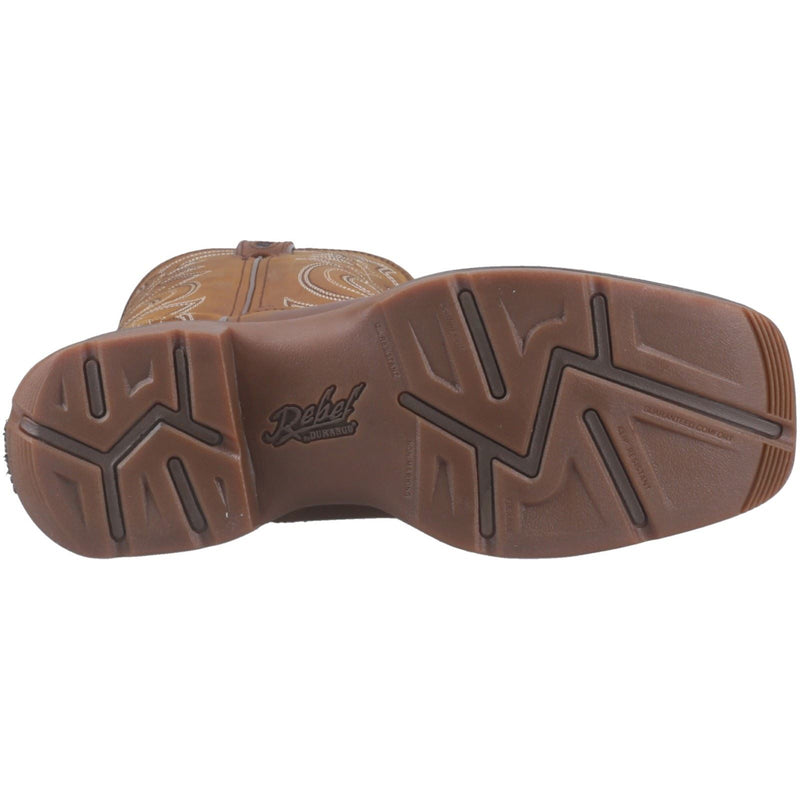 Durango Rebel Pro Leder Herren Strohgelbe Braune Stiefel