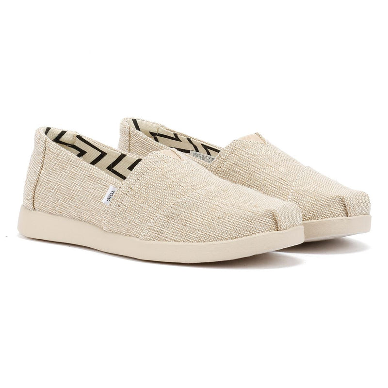 TOMS Alpargata Plus Heritage Canvas Damen Espadrilles In Beige