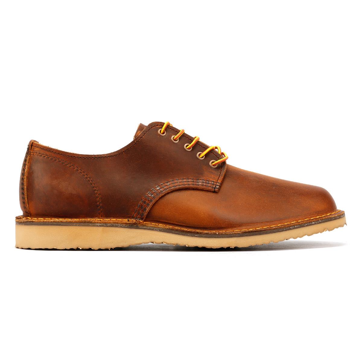 Red Wing Shoes Weekender Oxford Rough & Tough Herren Schnürschuhe Aus Braunem Leder