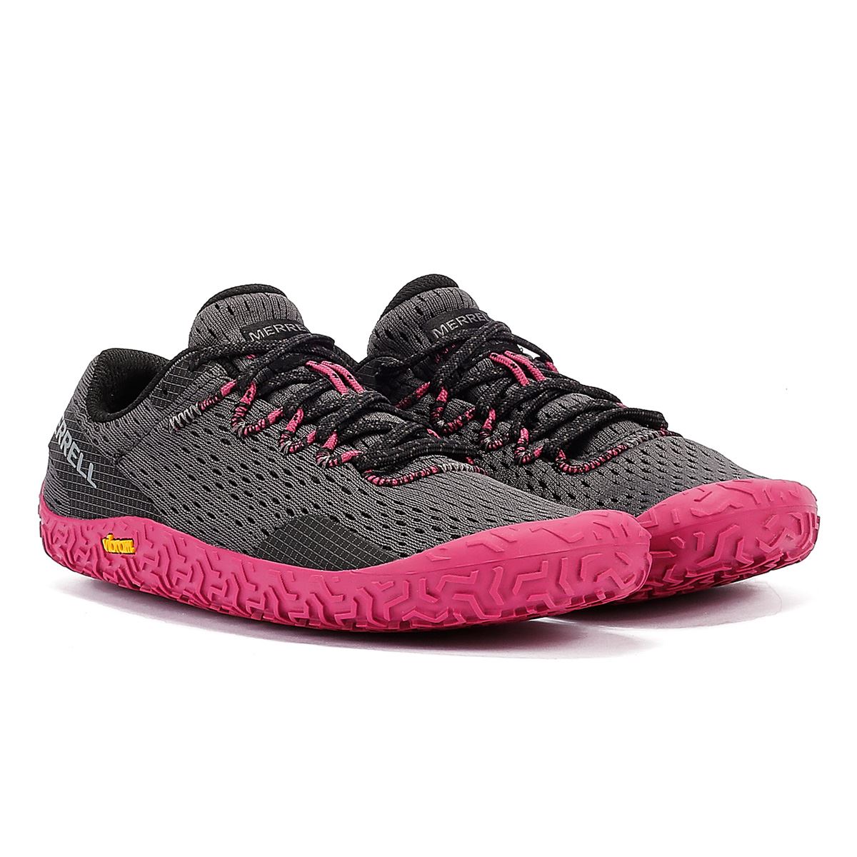 Merrell Vapor Glove 6 Damen-Sneaker In Granit/Fuchsia