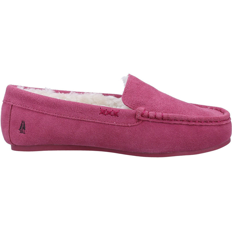 Hush Puppies Annie Mocassin Wildleder Damenrosa Hausschuhe