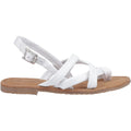 Hush Puppies Hope Damen Sandalen Aus Weißem Leder