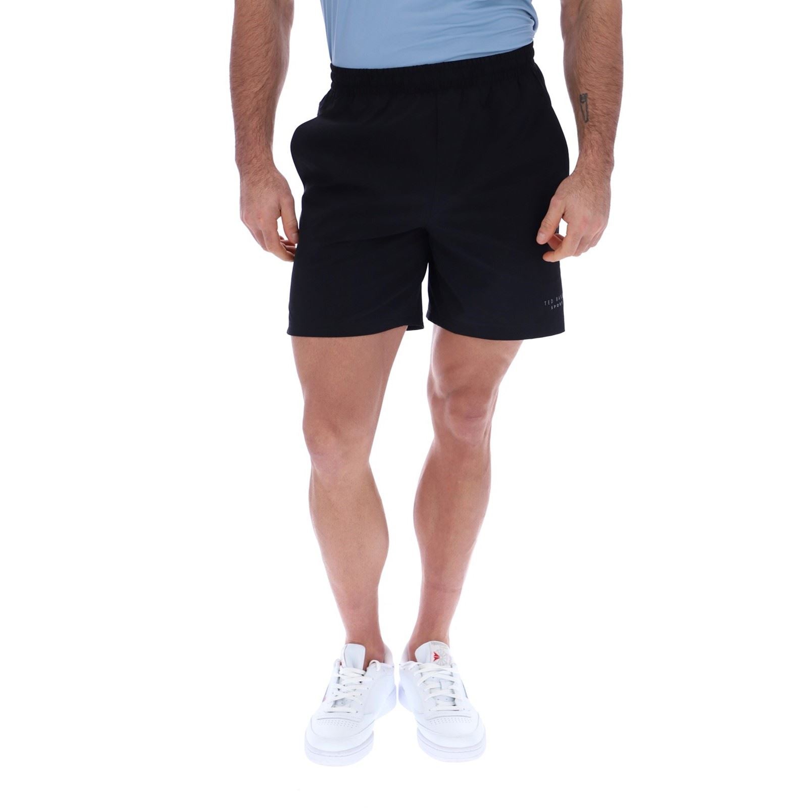 Ted Baker STANLEY TBMSS2636 Polyester Herren Schwarze Farbe Sportshorts
