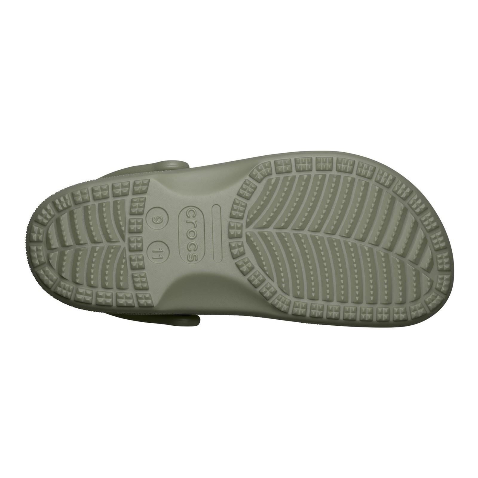 Crocs Classic Clog Thermoplastische Herren Clogs In Feldgrün