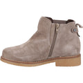 Hush Puppies Maddy Wide Wildleder Damen Graue Stiefel