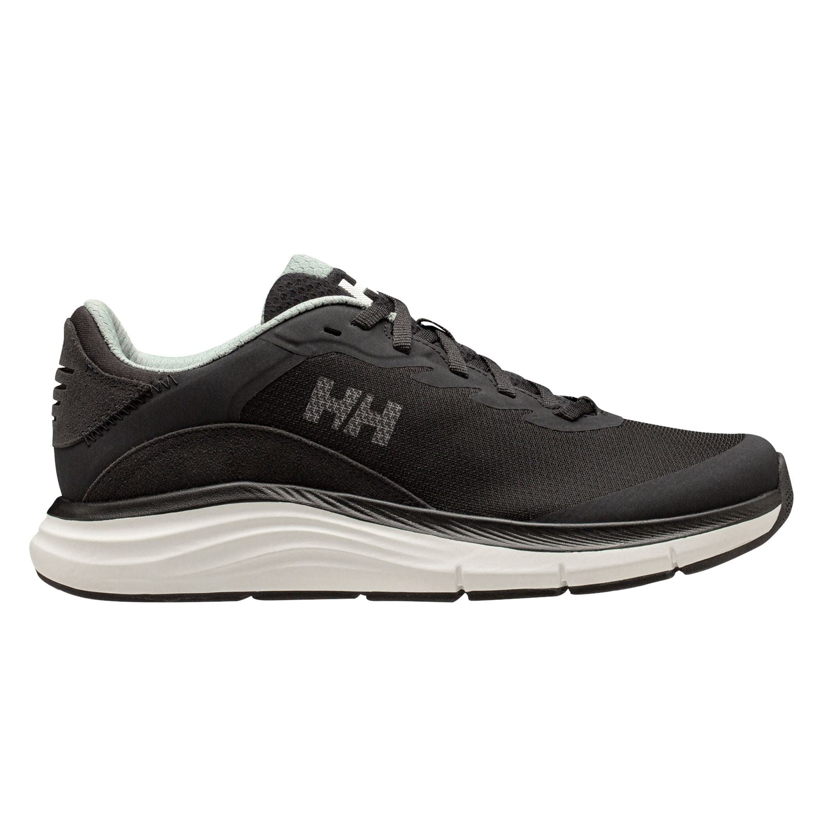 Helly Hansen Sport MARINE Baumwoll Damen Sneaker In Schwarz/Grün Mist