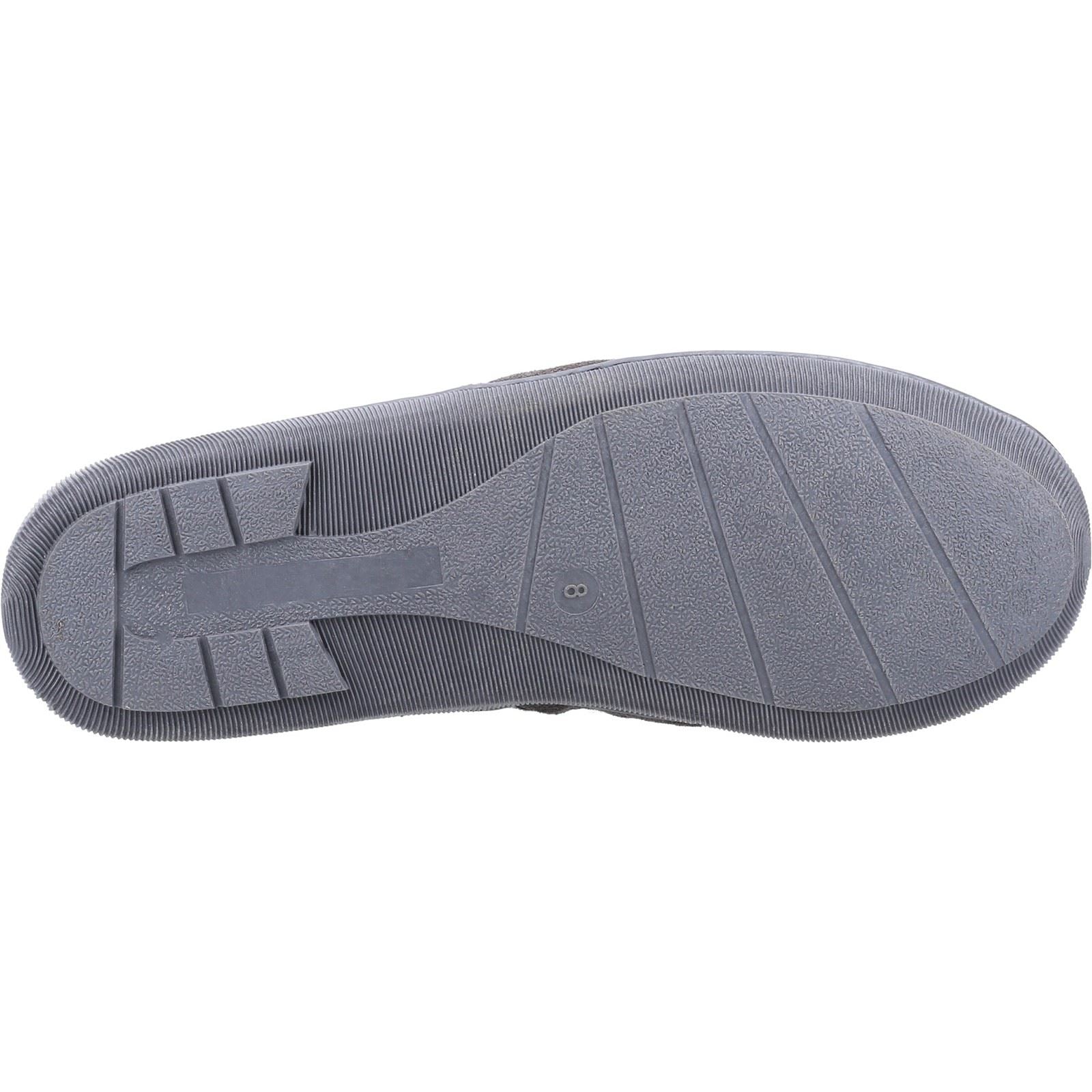 Hush Puppies Arnold Wildleder Herren Hausschuhe In Grau