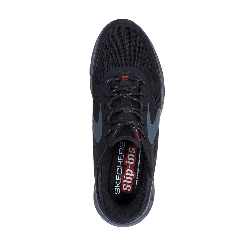 Skechers Glide-Step Altus Synthetische Herren-Sneaker In Schwarz/Anthrazit
