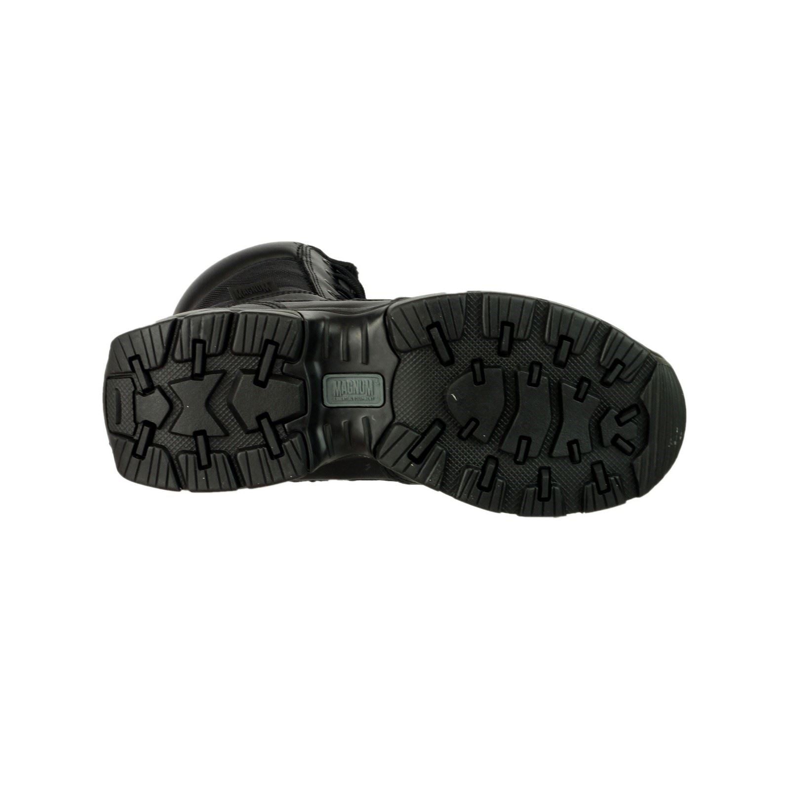 Magnum Panther 8.0 Seitenreißverschluss Leder/ Nylon Schwarze Farbe Sicherheitsstiefel