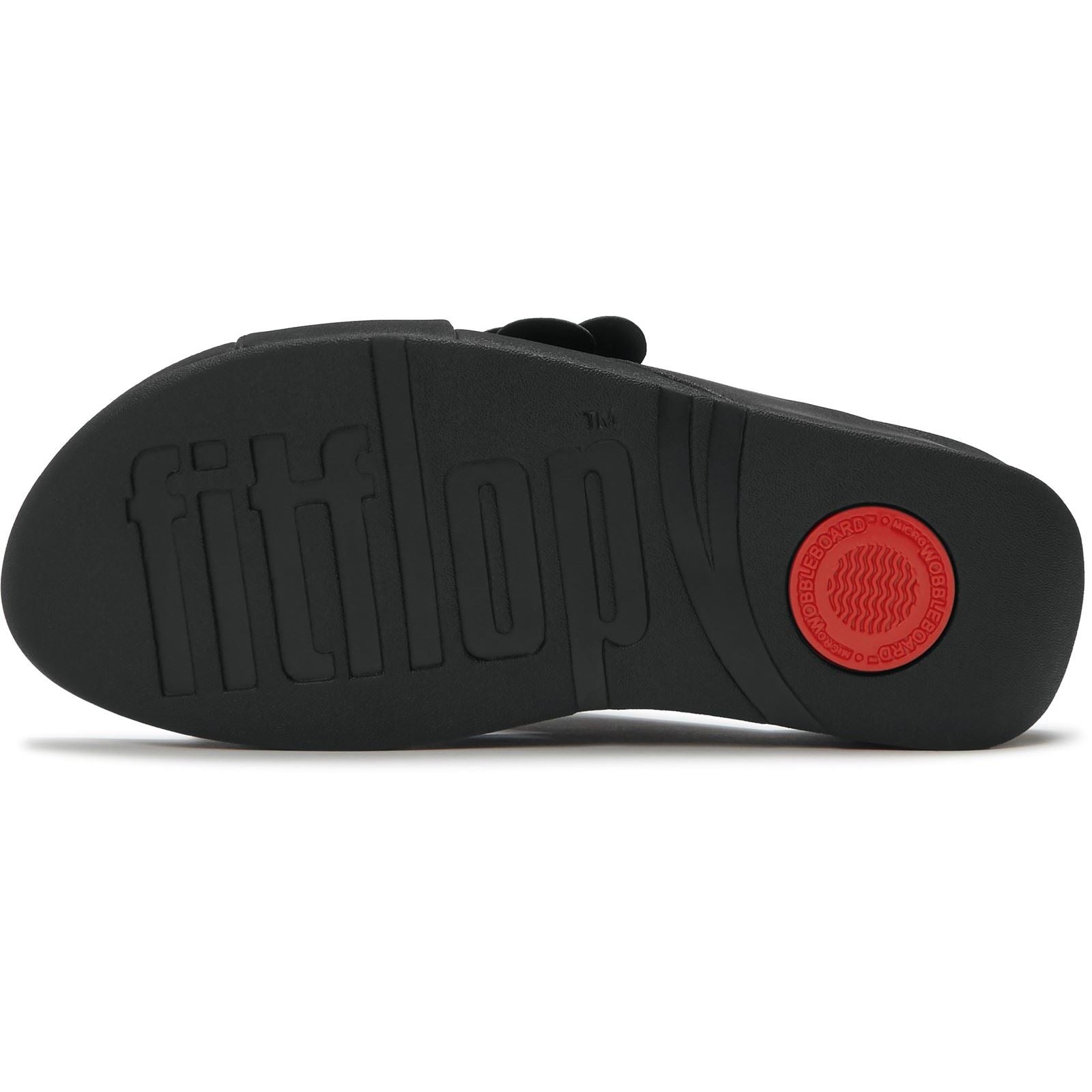 Fitflop Lulu Flower Polyurethan Damen Schwarze Farbe Sandalen