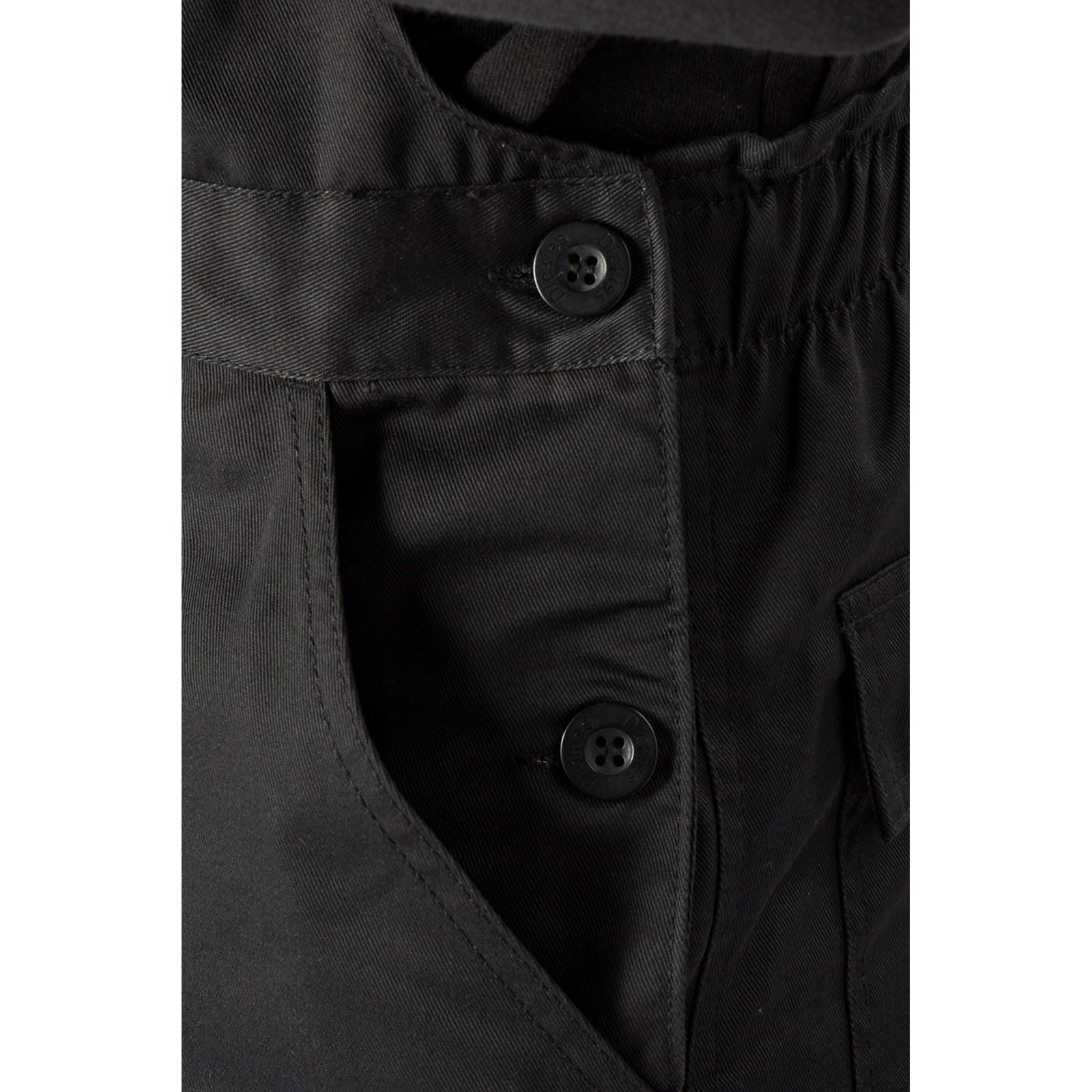 Dickies Everyday Bib and Brace Polyester Herren Schwarzer Arbeitsoverall