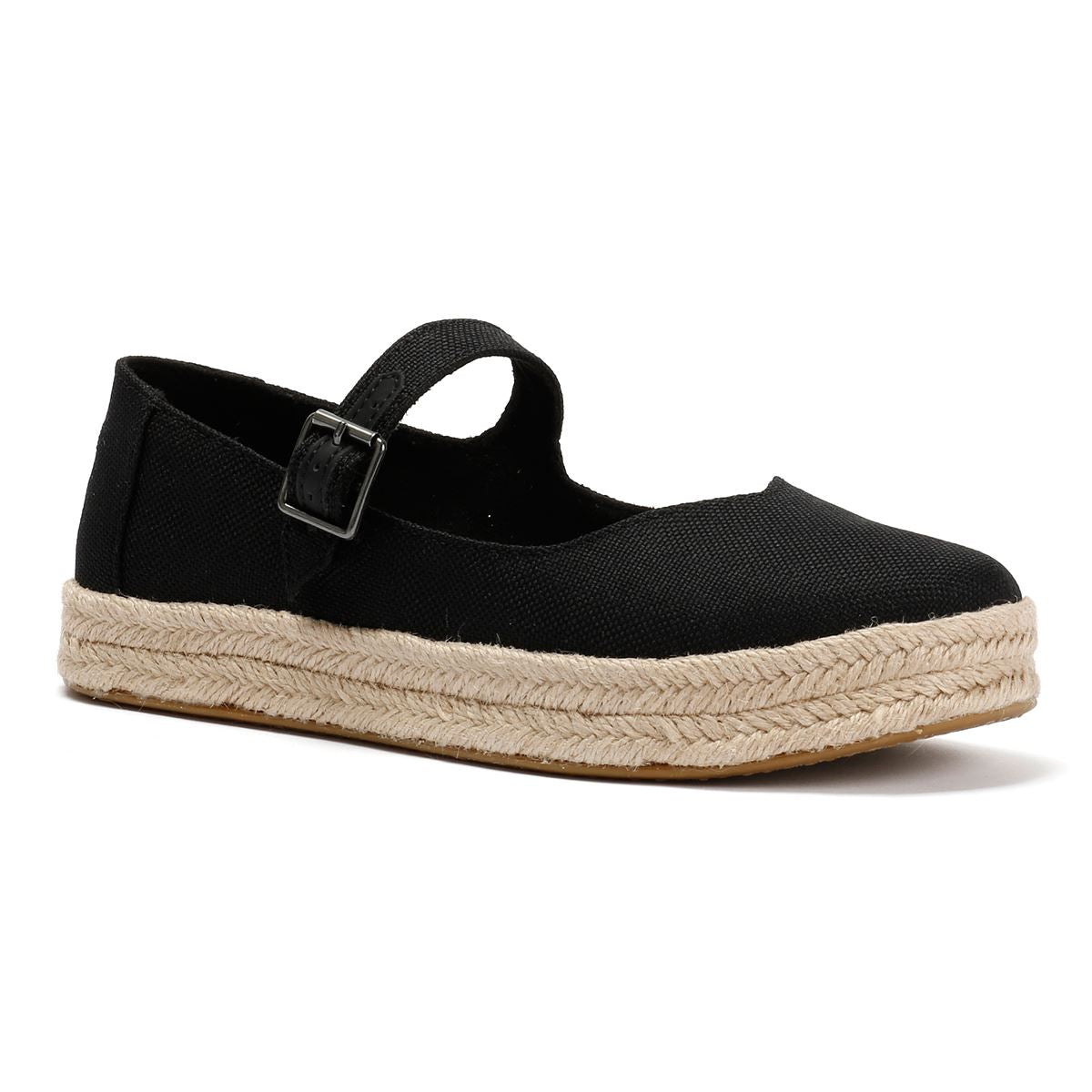 TOMS Carolina Mary Jane Textile Damen Schwarze Farbe Espadrilles