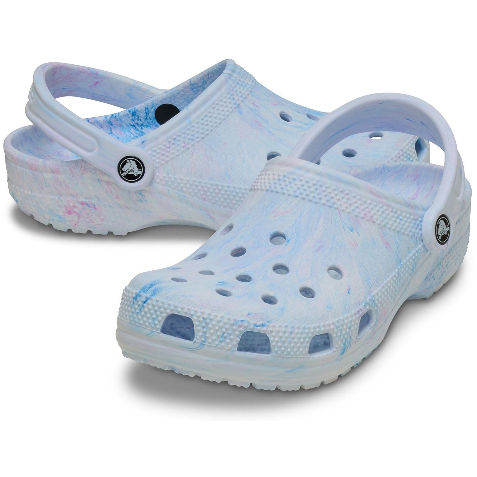 Crocs Classic Marbled Eva Damen Oxygen Clogs