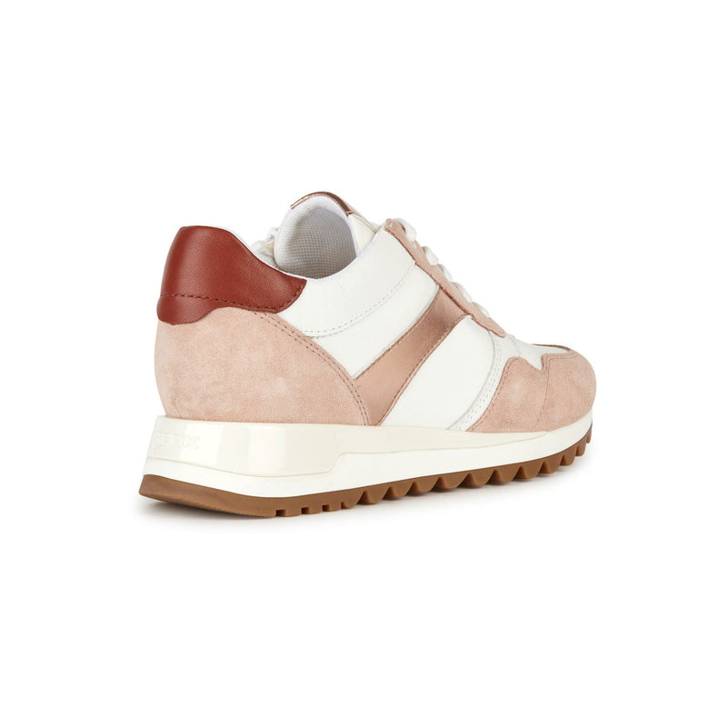 Geox D Tabelya Damen Sneaker In Nude/Weiß